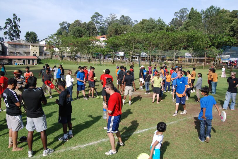 ultimate frisbee in kodaikanal